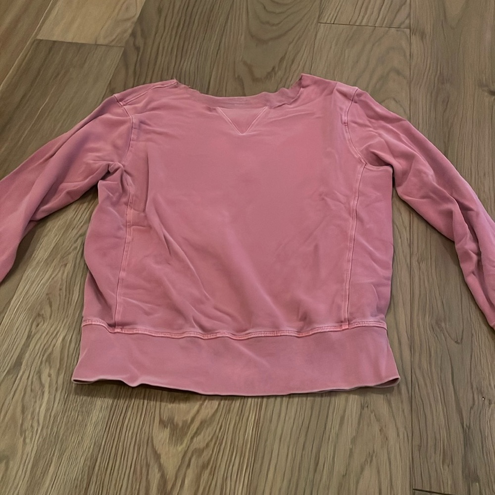 Pink crew neck